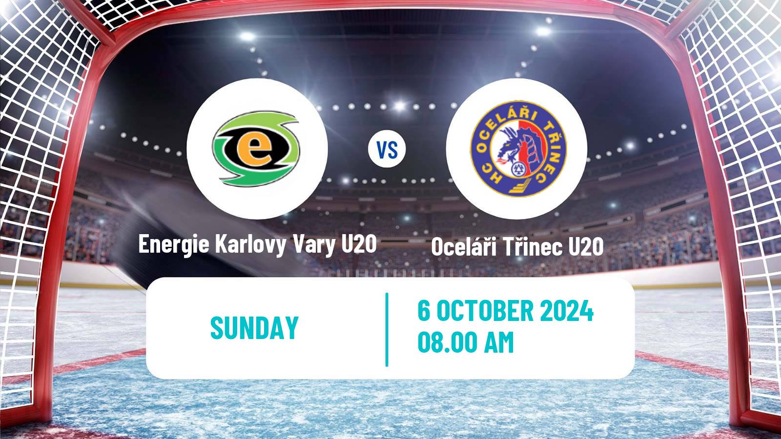 Hockey Czech ELJ Energie Karlovy Vary U20 - Oceláři Třinec U20