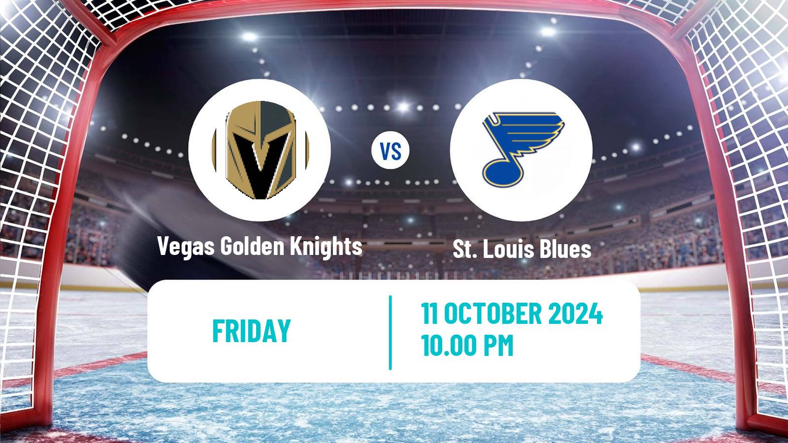 Hockey NHL Vegas Golden Knights - St. Louis Blues