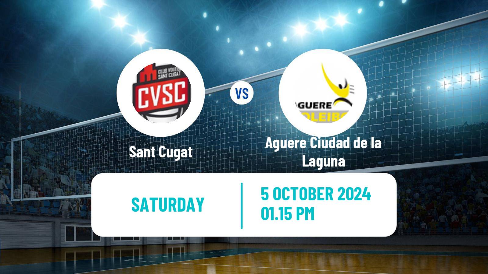 Volleyball Spanish SuperLiga Volleyball Women Sant Cugat - Aguere Ciudad de la Laguna