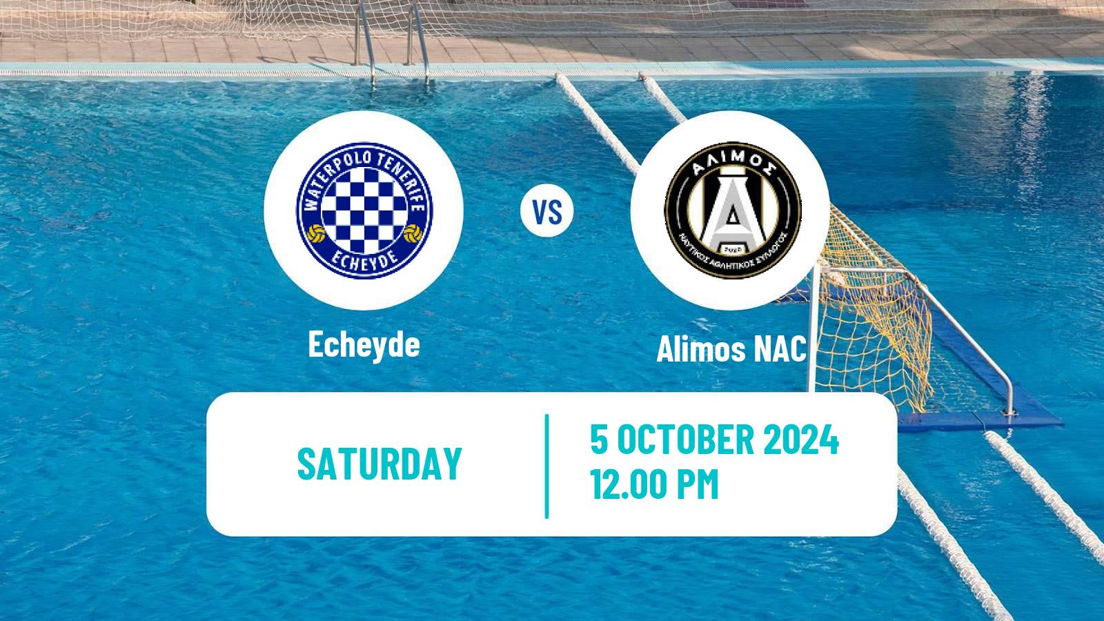 Water polo Champions League Water Polo Women Echeyde - Alimos