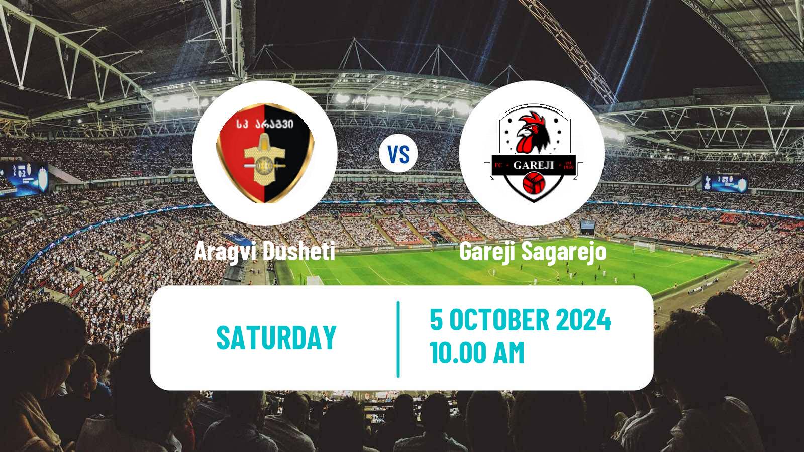 Soccer Georgian Erovnuli Liga 2 Aragvi Dusheti - Gareji Sagarejo