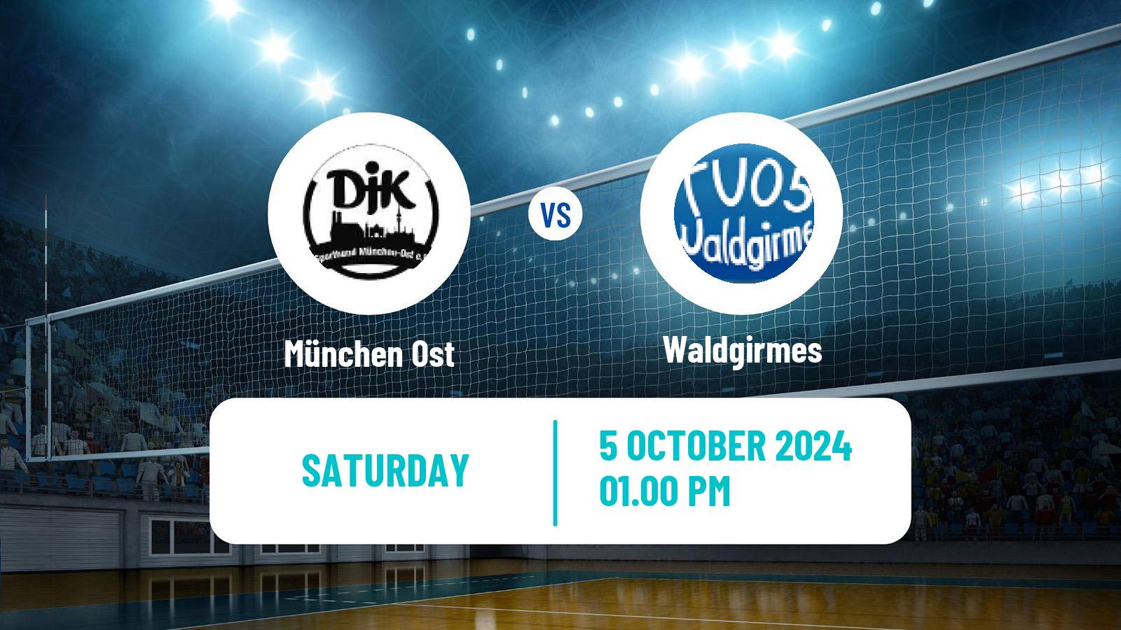 Volleyball German 2 Bundesliga South Volleyball Women München Ost - Waldgirmes