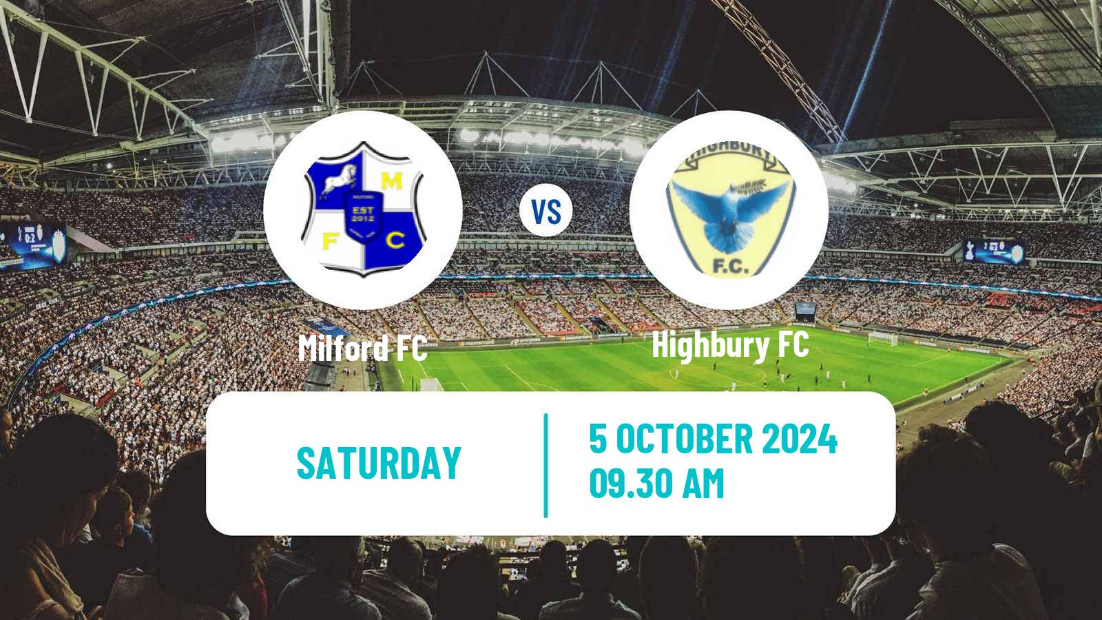 Soccer South African First Division Milford - Highbury