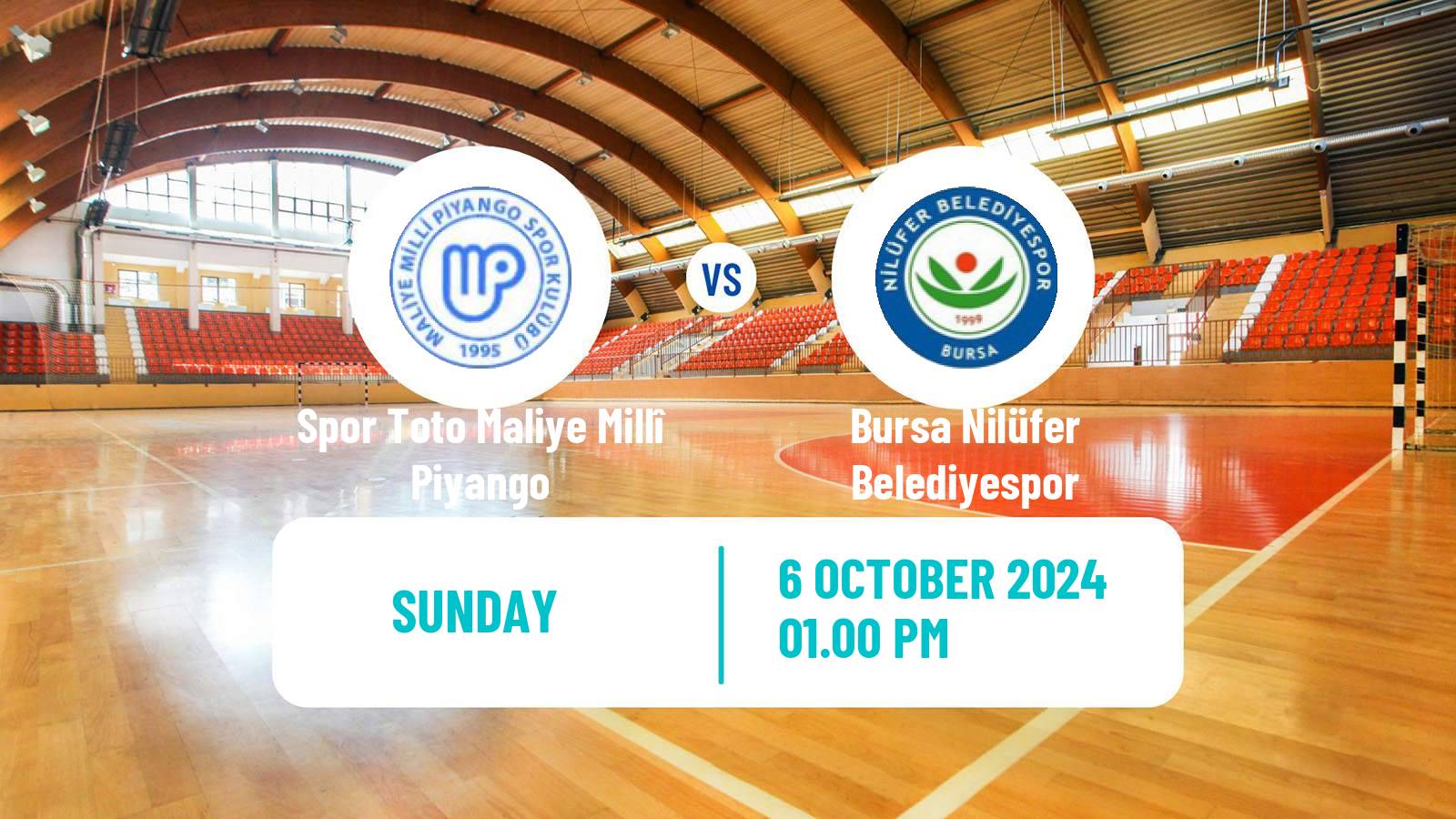 Handball Turkish Superlig Handball Spor Toto Maliye Millî Piyango - Bursa Nilüfer Belediyespor