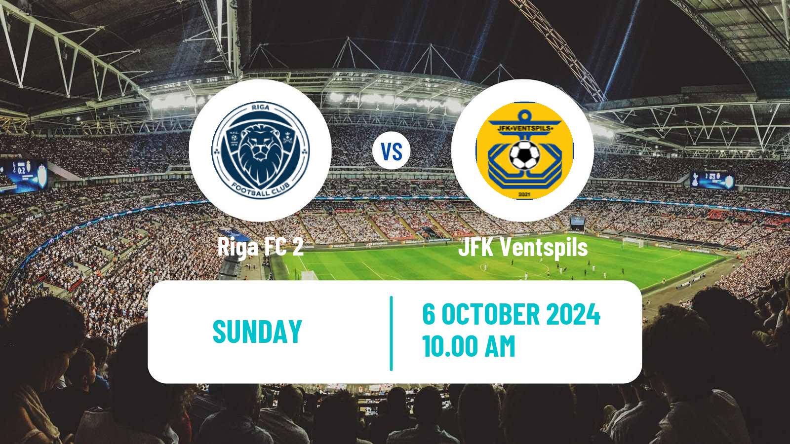 Soccer Latvian 1 Liga Riga 2 - JFK Ventspils