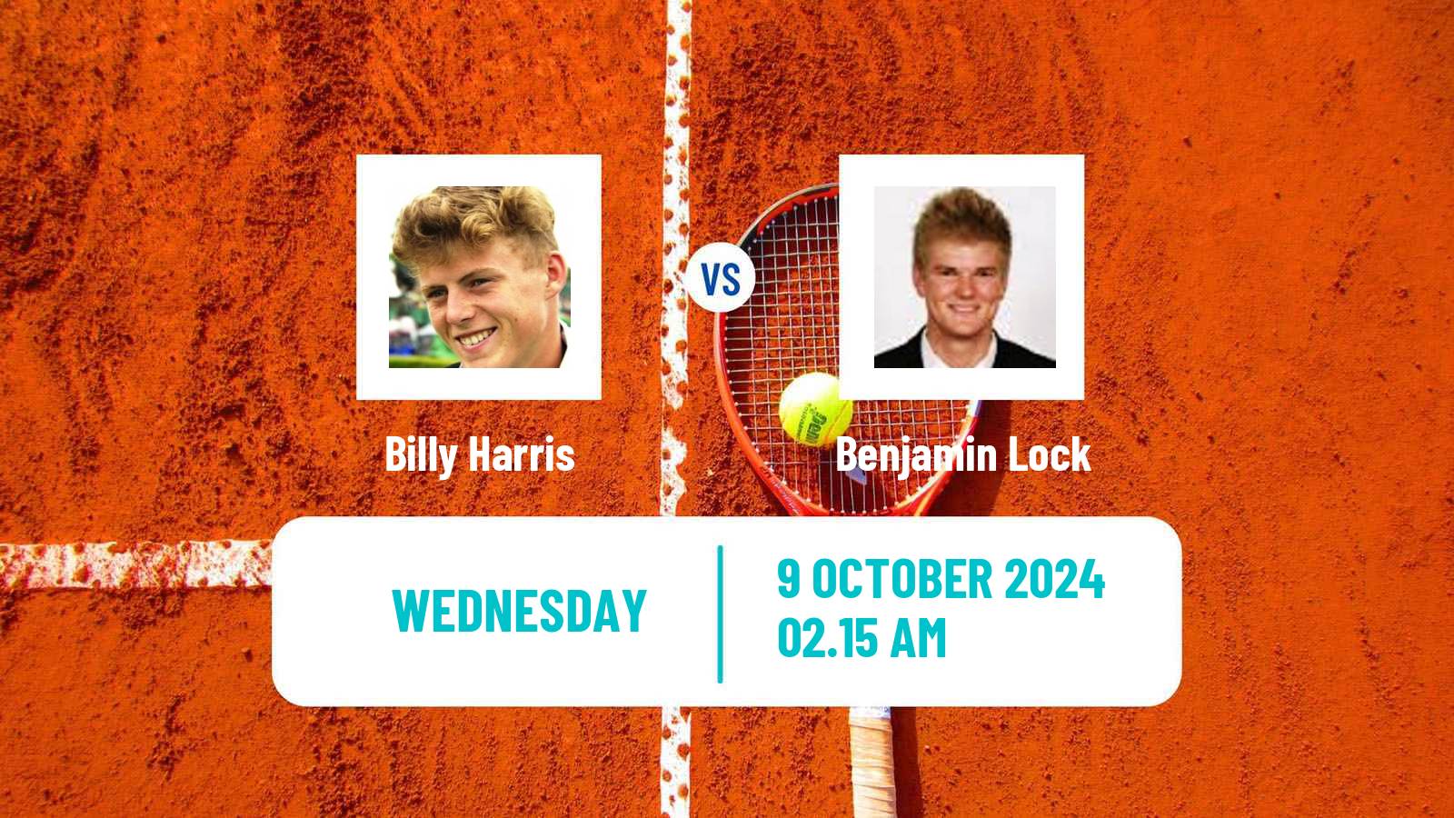 Tennis Hangzhou Challenger Men Billy Harris - Benjamin Lock