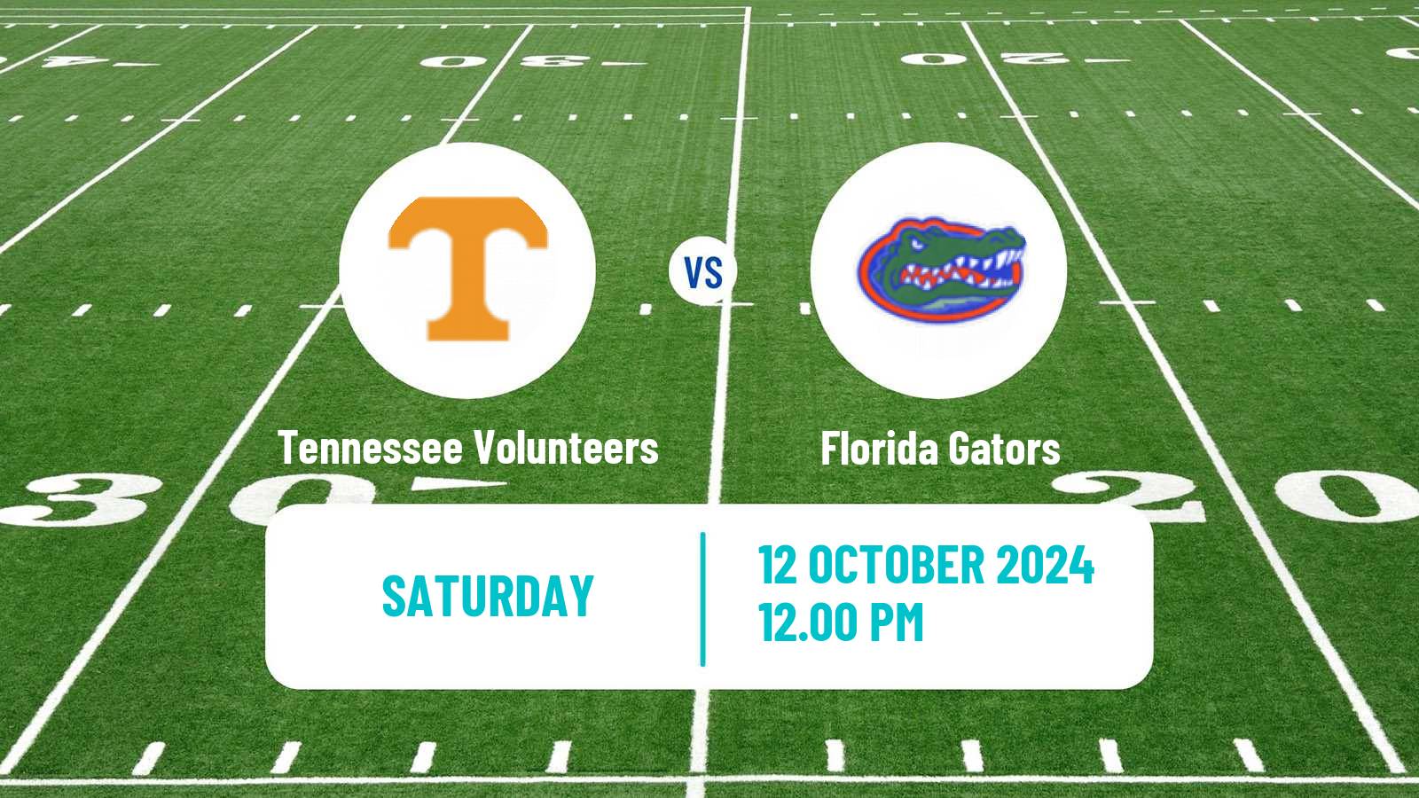 American football NCAA College Football Tennessee Volunteers - Florida Gators