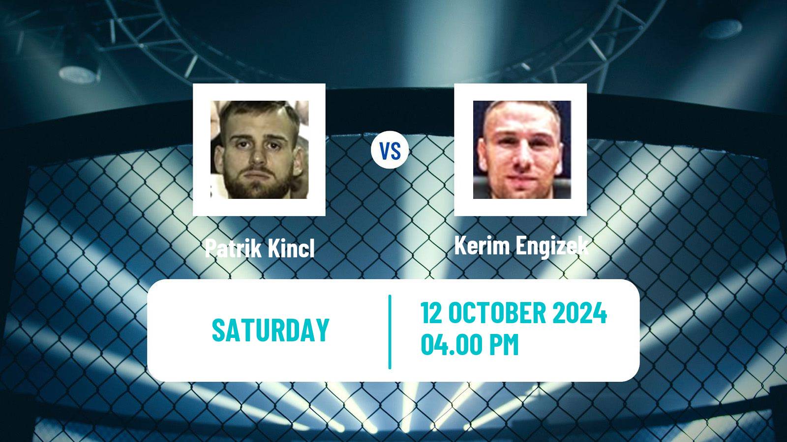 MMA Middleweight Oktagon Men Patrik Kincl - Kerim Engizek