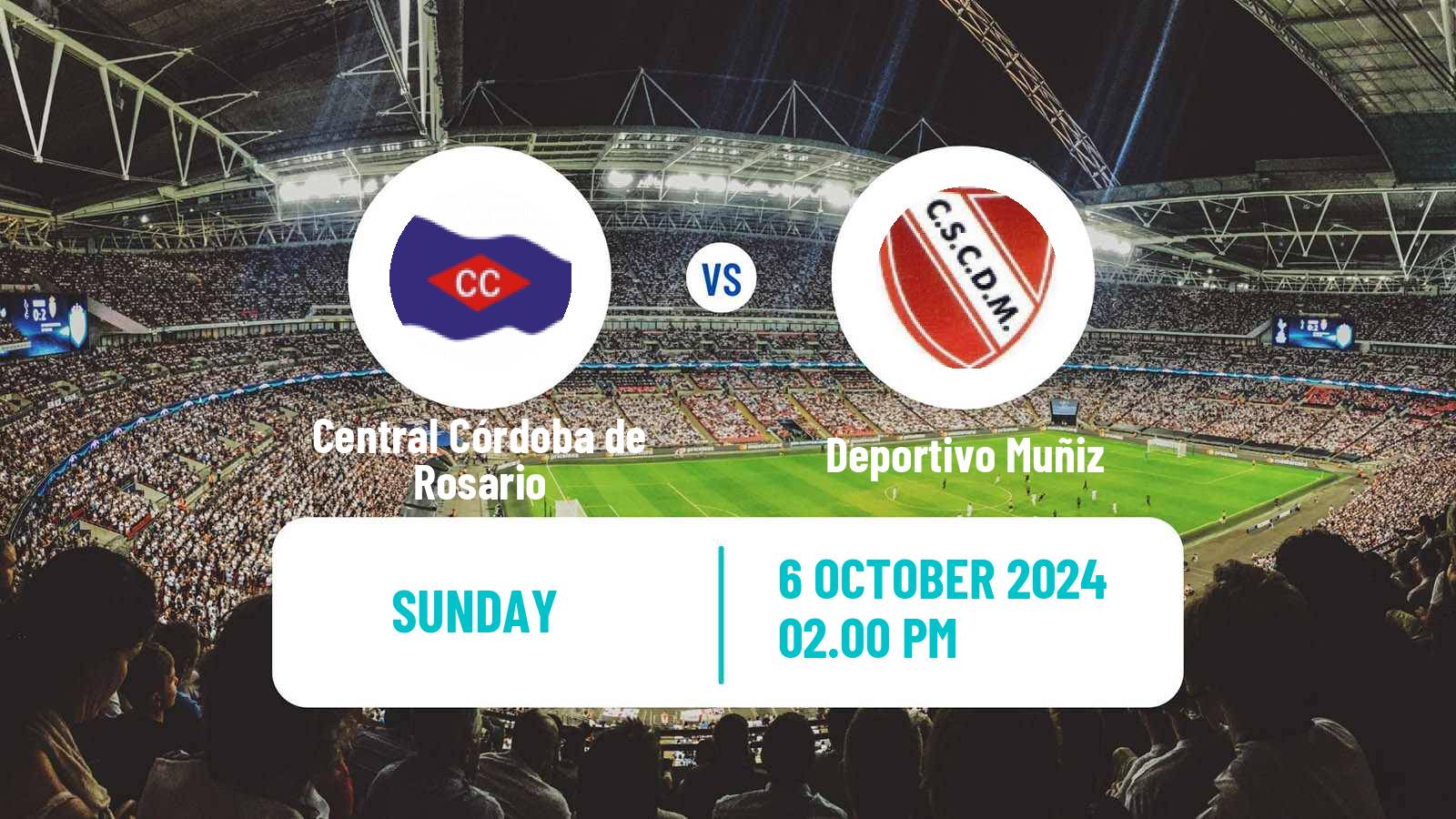 Soccer Argentinian Primera C Central Córdoba de Rosario - Deportivo Muñiz