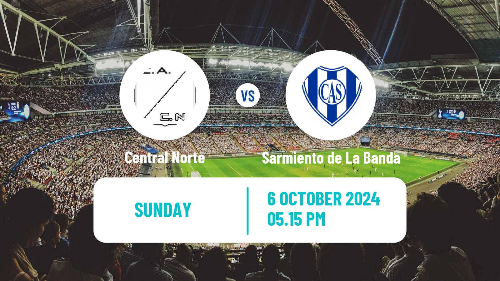 Soccer Argentinian Torneo Federal Central Norte - Sarmiento de La Banda