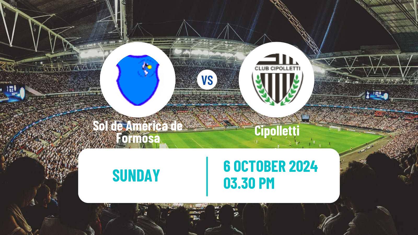 Soccer Argentinian Torneo Federal Sol de América de Formosa - Cipolletti