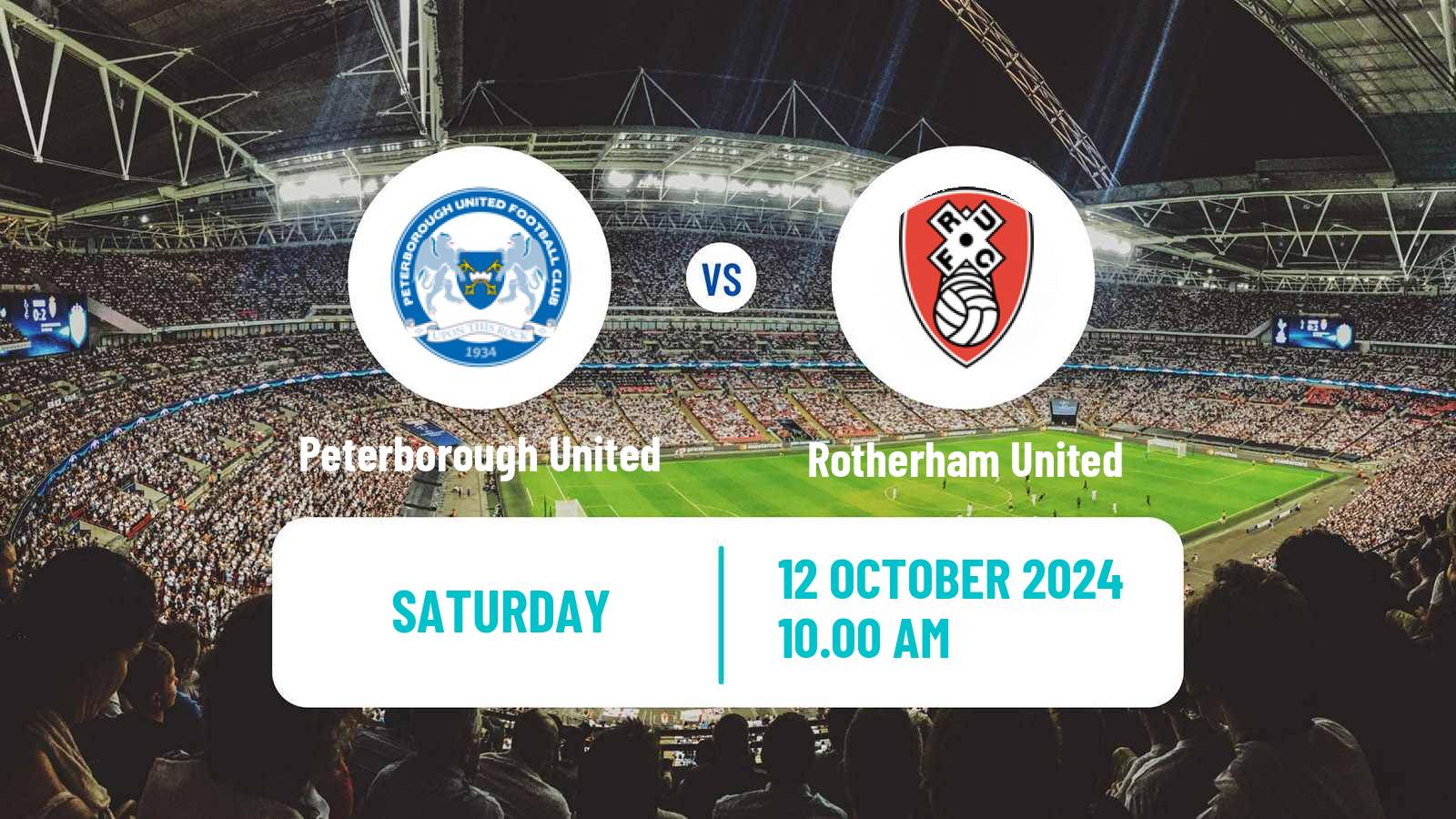 Soccer English League One Peterborough United - Rotherham United