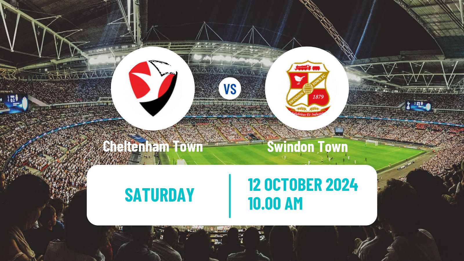 Soccer English League Two Cheltenham Town - Swindon Town