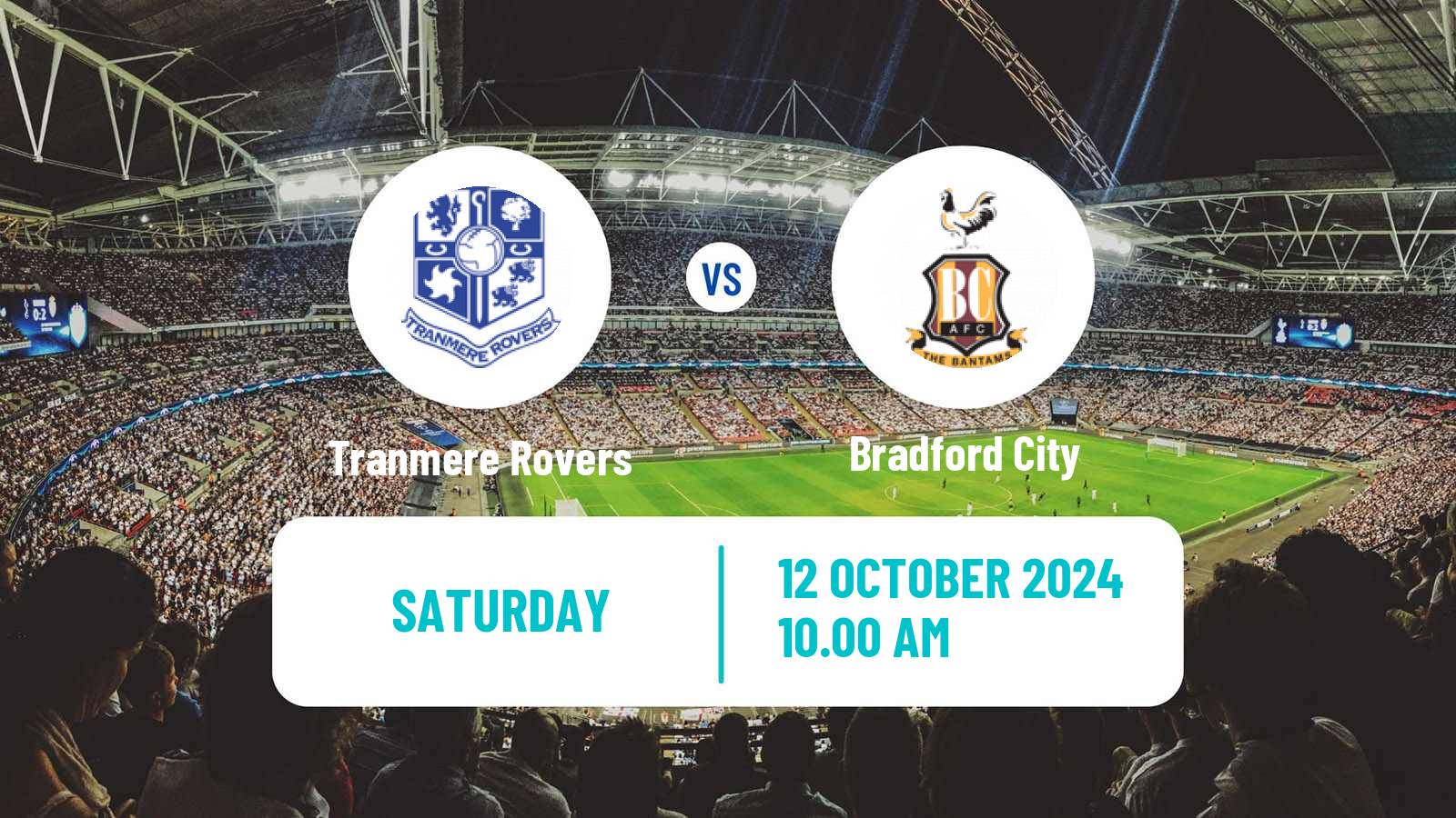 Soccer English League Two Tranmere Rovers - Bradford City