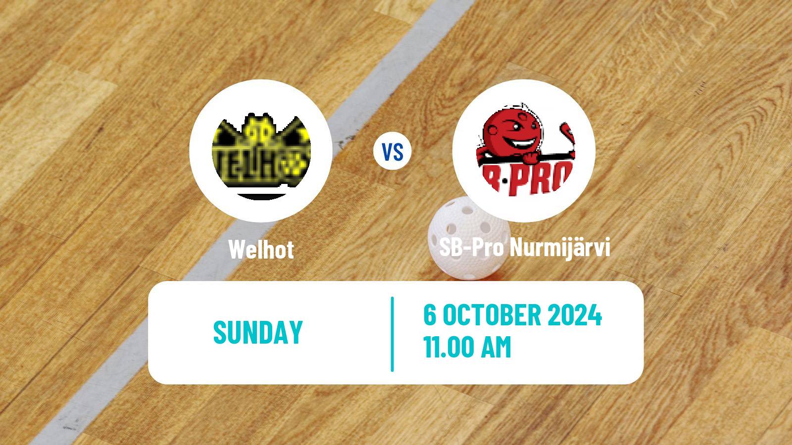 Floorball Finnish F-Liiga Women Welhot - SB-Pro Nurmijärvi