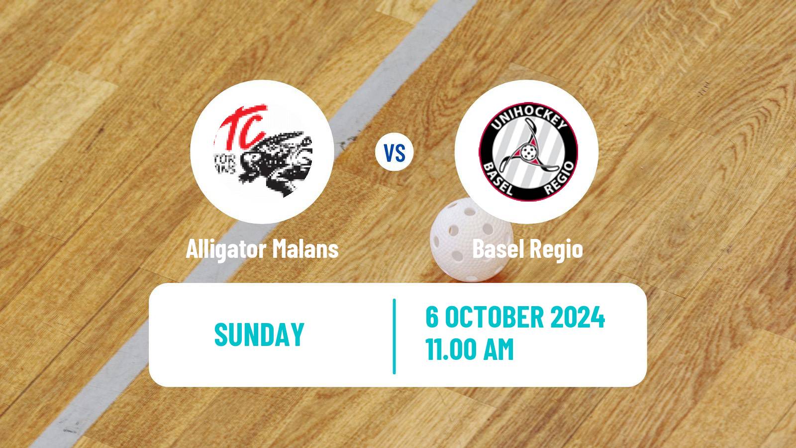 Floorball Swiss NLA Floorball Alligator Malans - Basel Regio