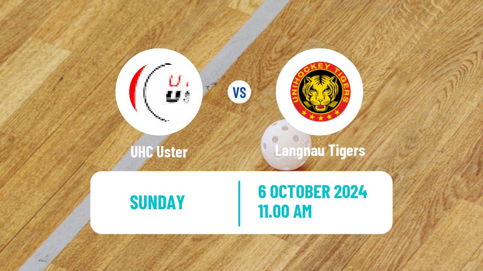 Floorball Swiss NLA Floorball Uster - Langnau Tigers