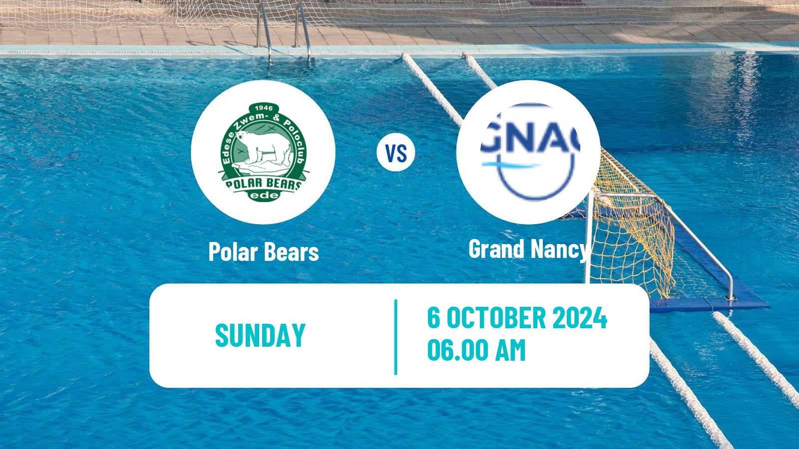 Water polo Champions League Water Polo Women Polar Bears - Grand Nancy