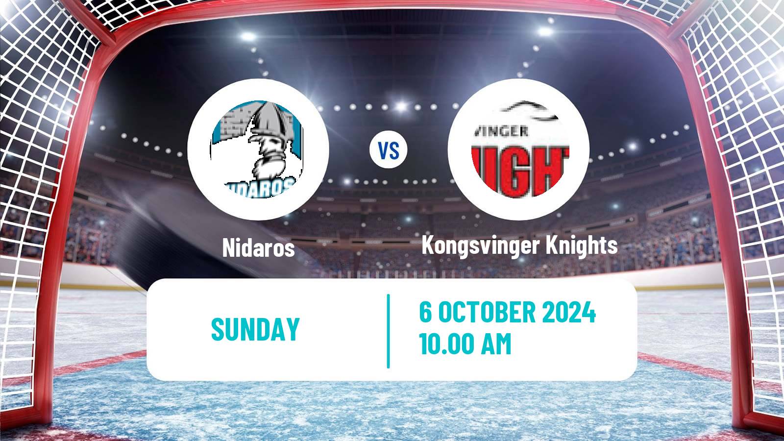 Hockey Norwegian Division 1 Hockey Nidaros - Kongsvinger Knights