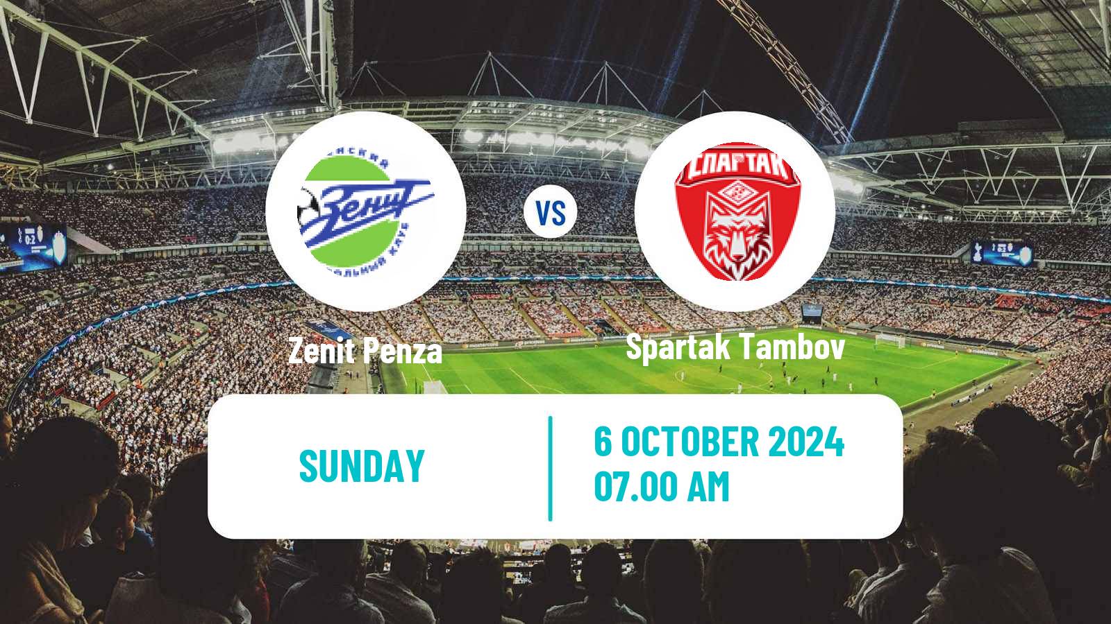 Soccer FNL 2 Division B Group 3 Zenit Penza - Spartak Tambov