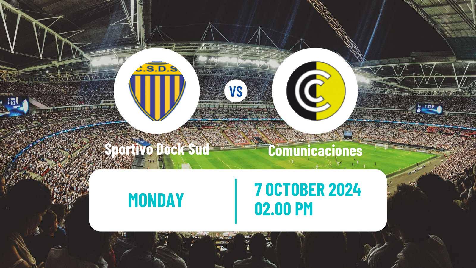 Soccer Argentinian Primera B Sportivo Dock Sud - Comunicaciones