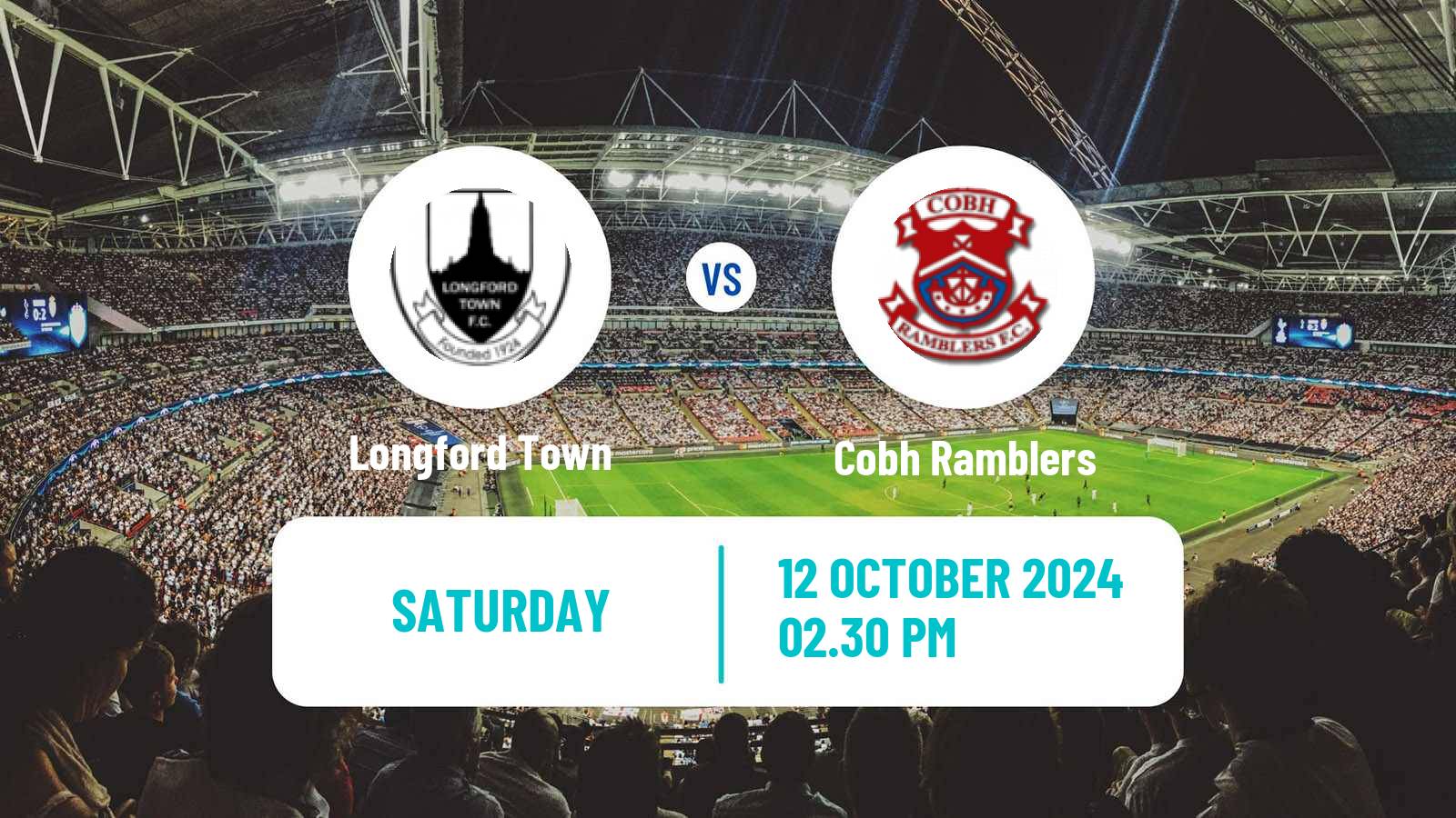 Soccer Irish Division 1 Longford Town - Cobh Ramblers