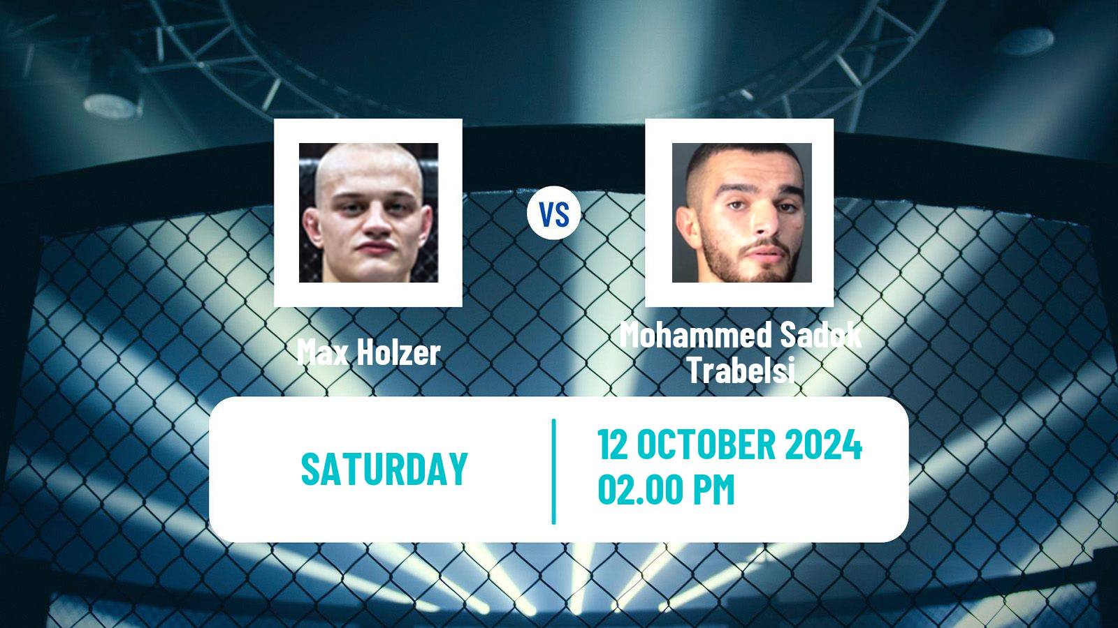 MMA Featherweight Oktagon Men Max Holzer - Mohammed Sadok Trabelsi