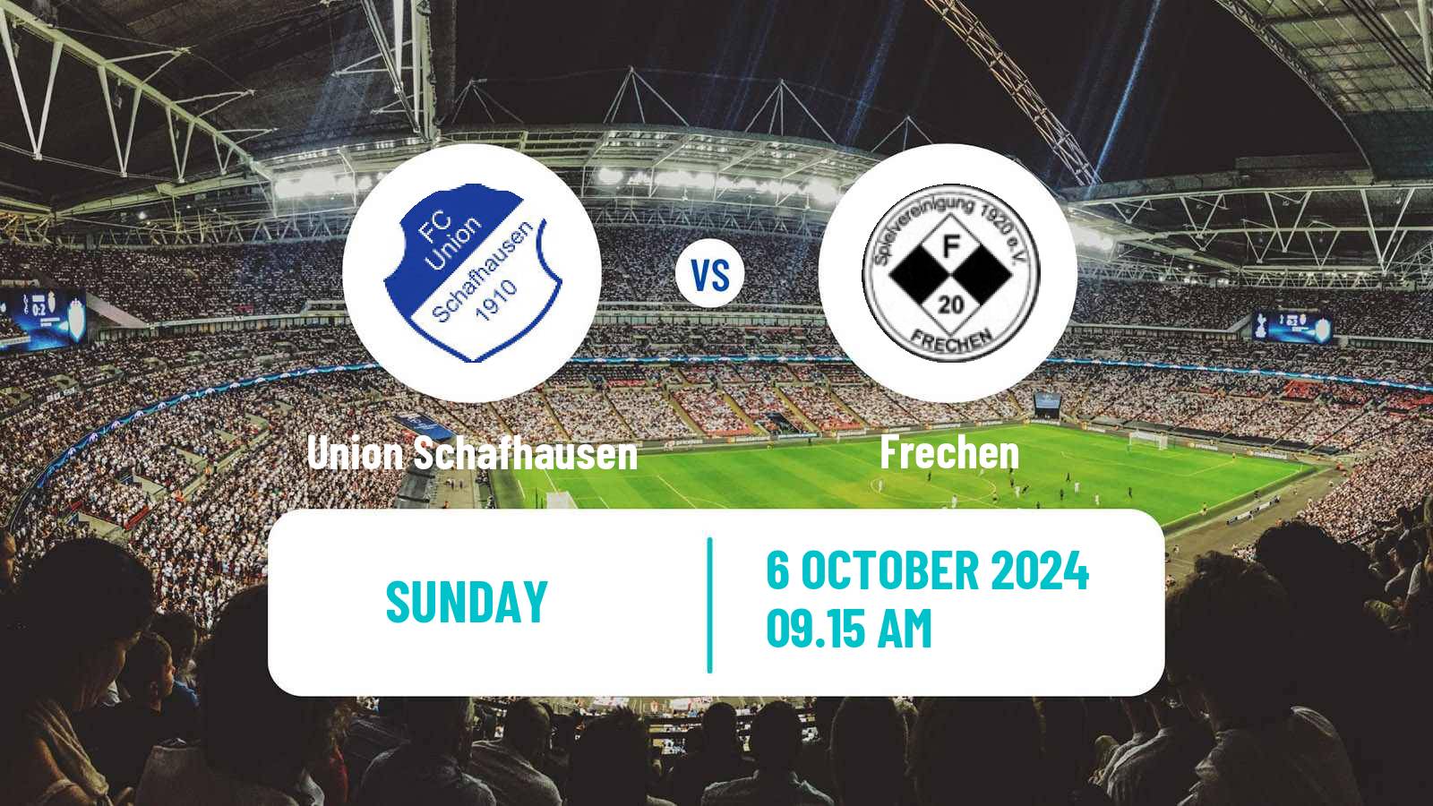 Soccer German Oberliga Mittelrhein Union Schafhausen - Frechen