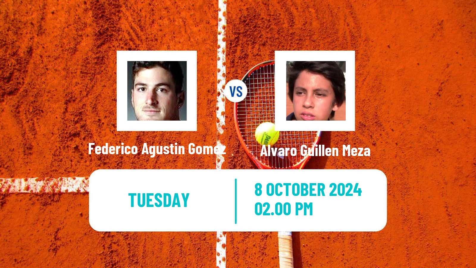 Tennis Villa Maria Challenger Men Federico Agustin Gomez - Alvaro Guillen Meza