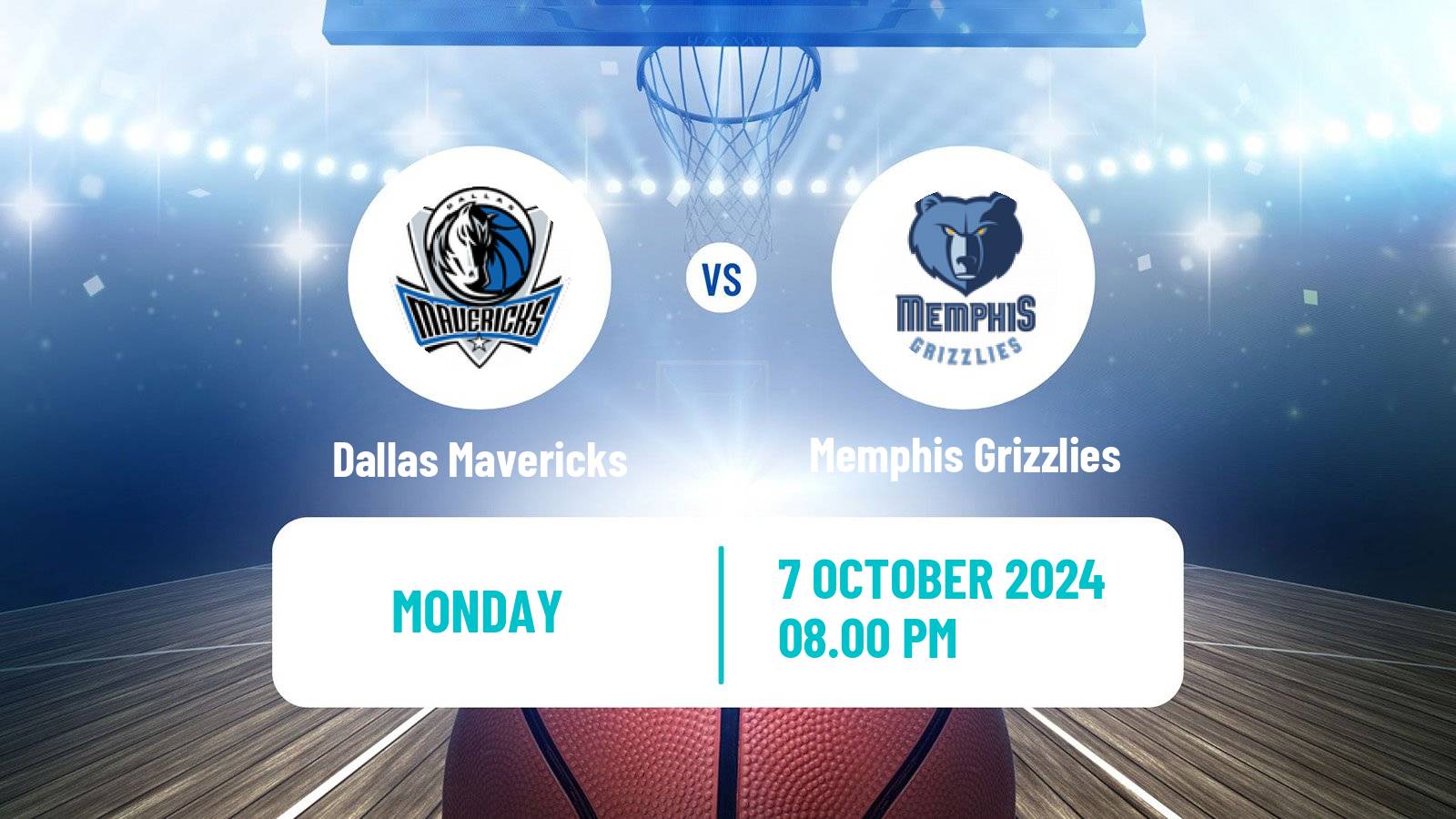 Basketball NBA Dallas Mavericks - Memphis Grizzlies