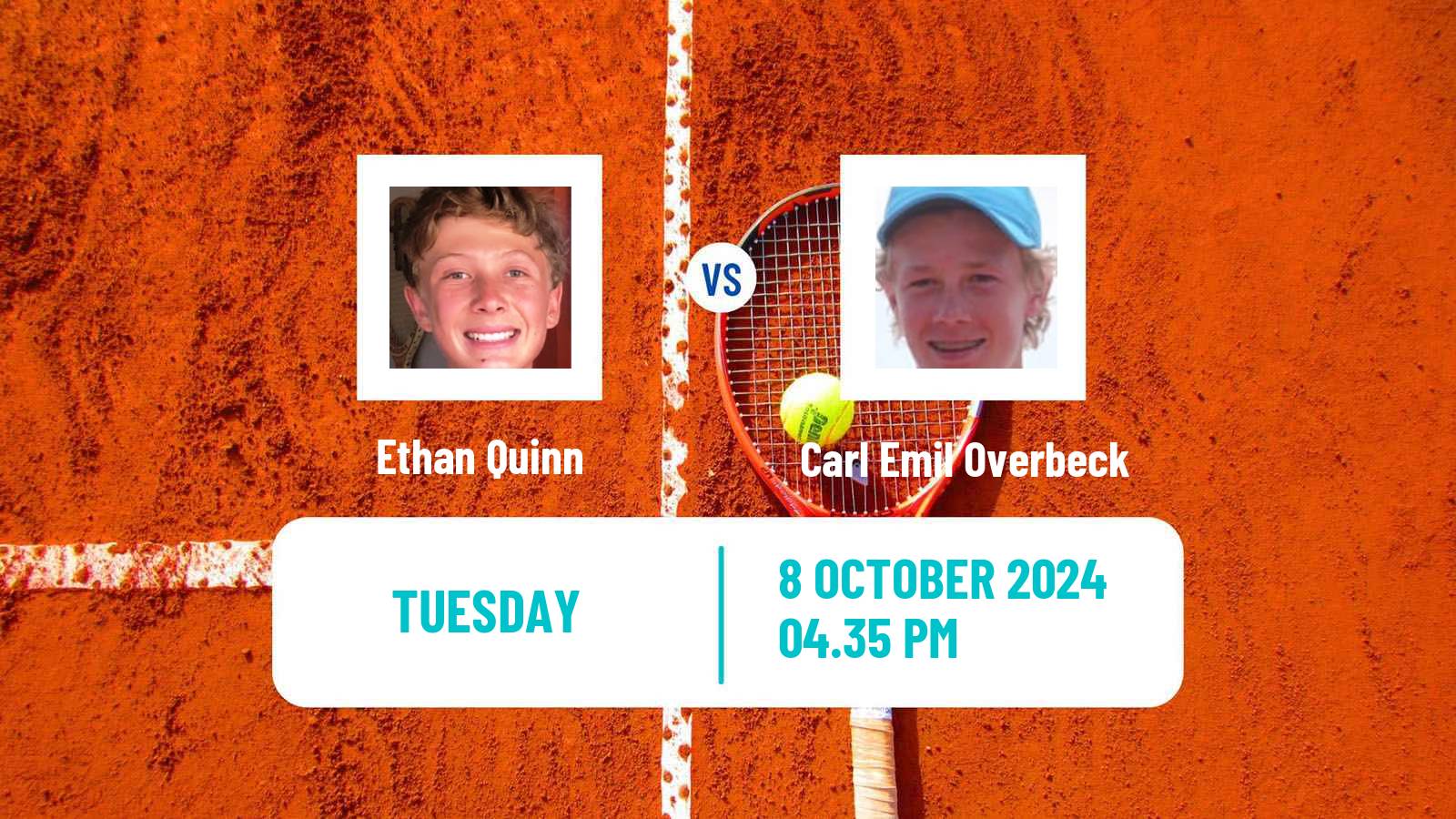 Tennis Fairfield Challenger Men Ethan Quinn - Carl Emil Overbeck