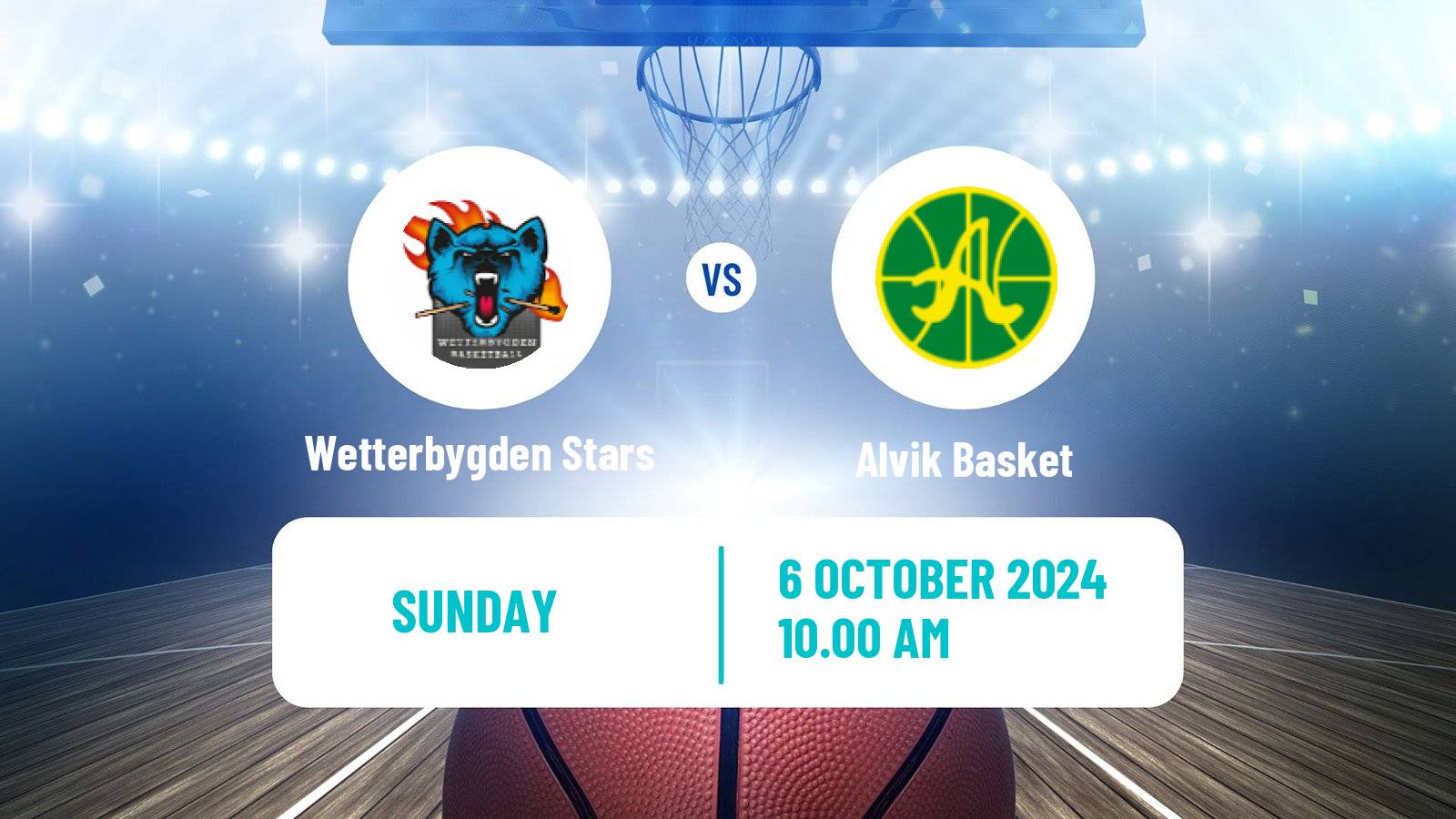 Basketball Swedish Superettan Basketball Wetterbygden Stars - Alvik