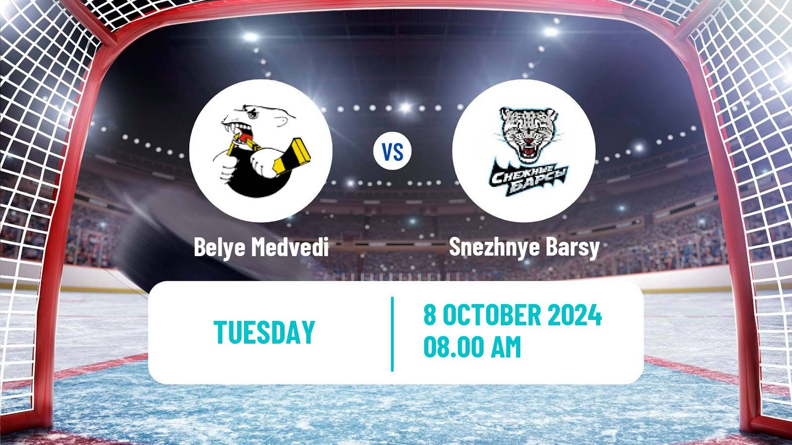 Hockey MHL Belye Medvedi - Snezhnye Barsy