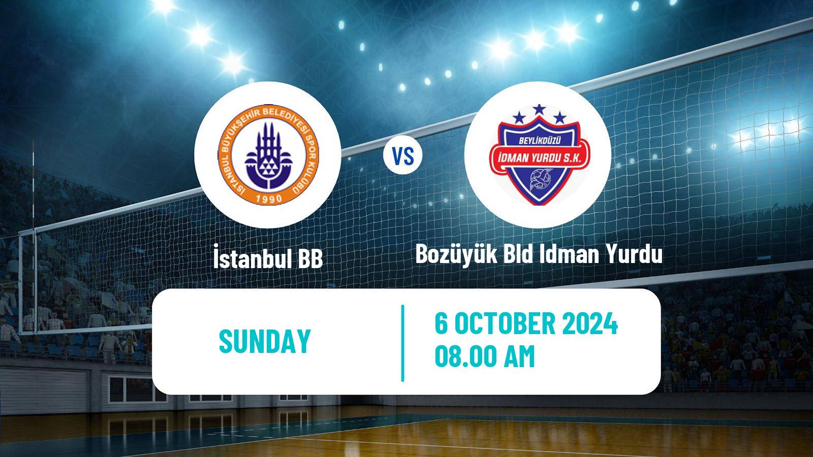 Volleyball Turkish 1 Ligi Volleyball Women İstanbul BB - Bozüyük Bld Idman Yurdu