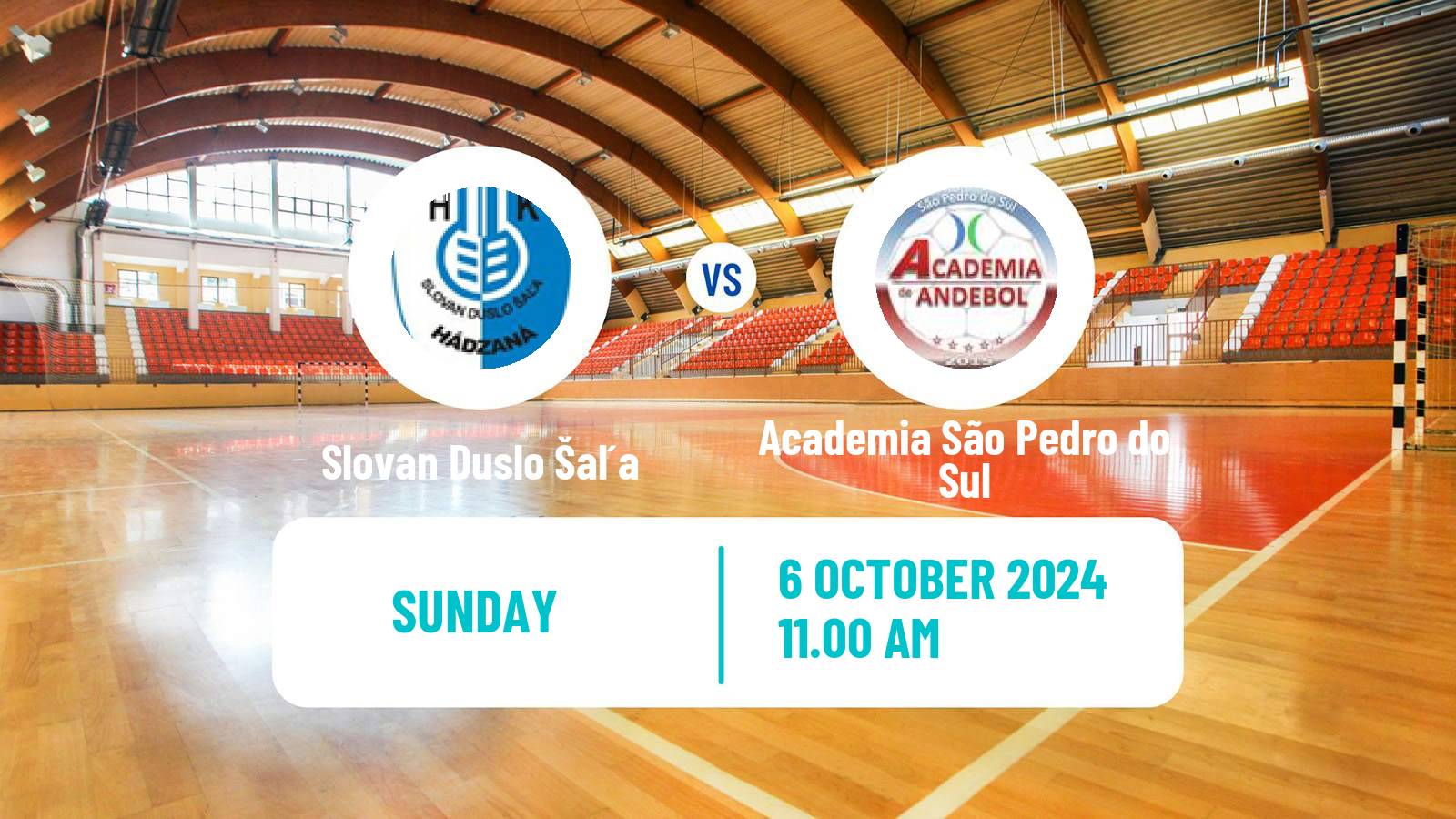 Handball EHF European Cup Women Slovan Duslo Šaľa - Academia São Pedro do Sul