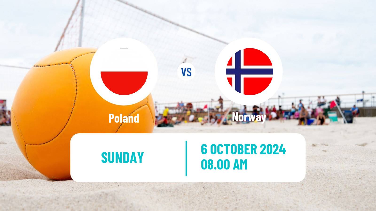 Beach soccer World Cup Poland - Norway