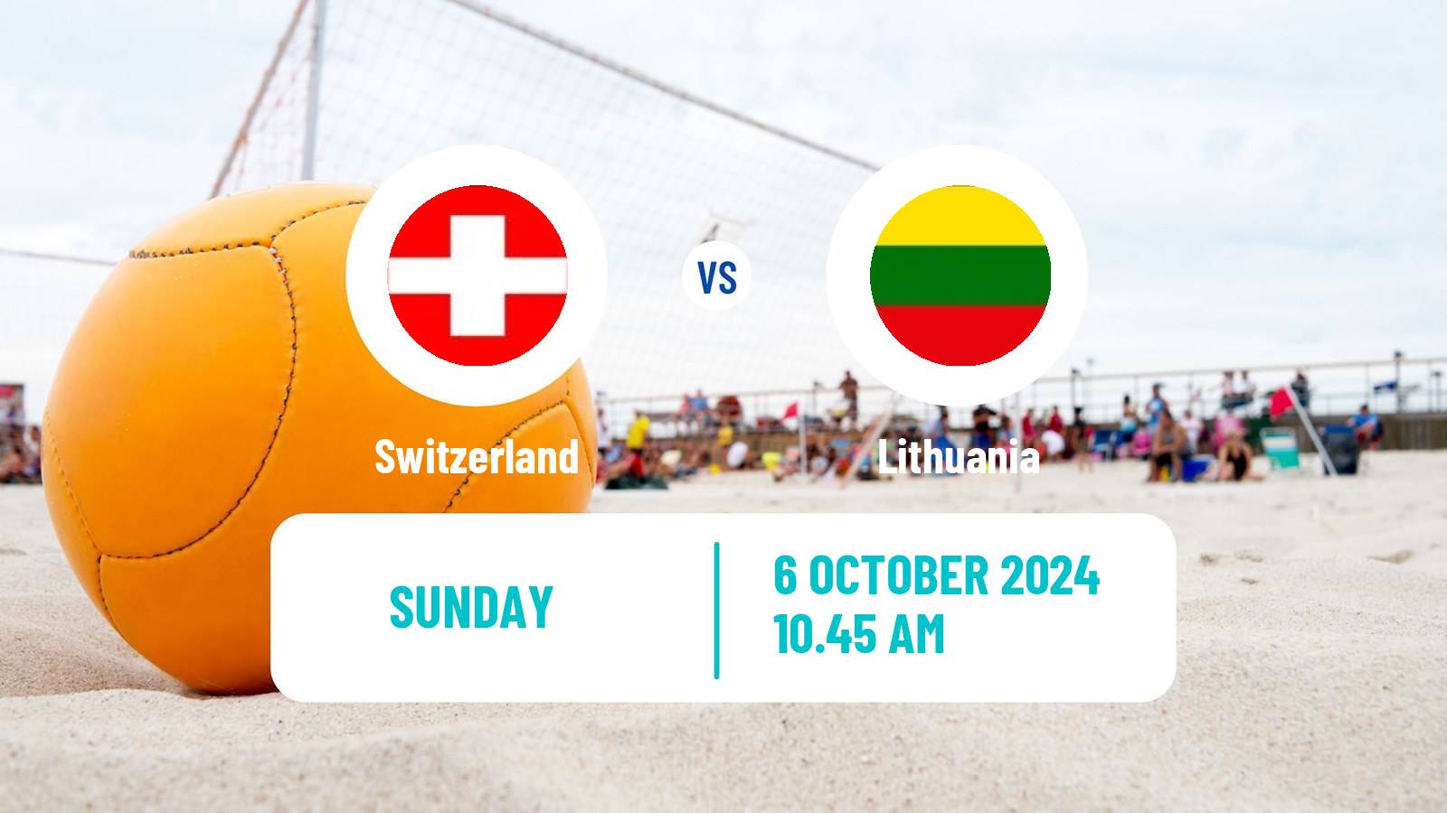 Beach soccer World Cup Switzerland - Lithuania