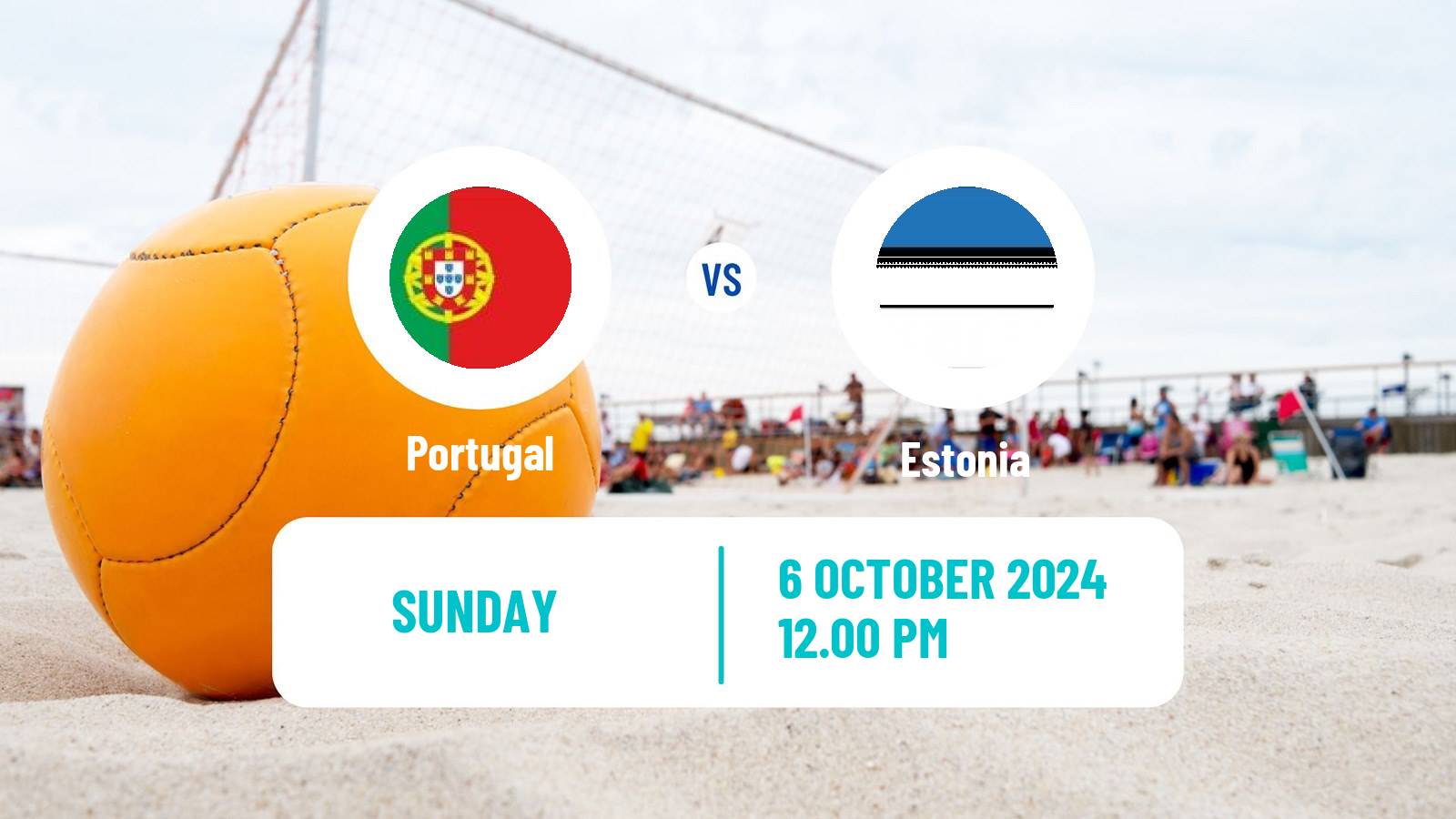 Beach soccer World Cup Portugal - Estonia