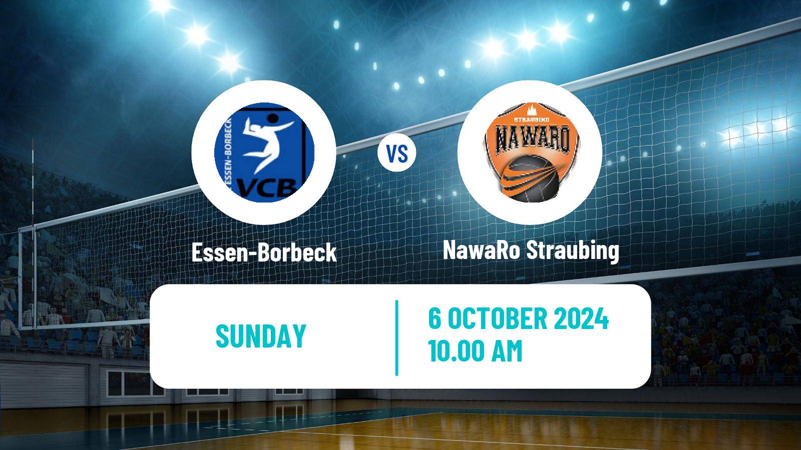 Volleyball German 2 Bundesliga Pro Volleyball Women Essen-Borbeck - NawaRo Straubing