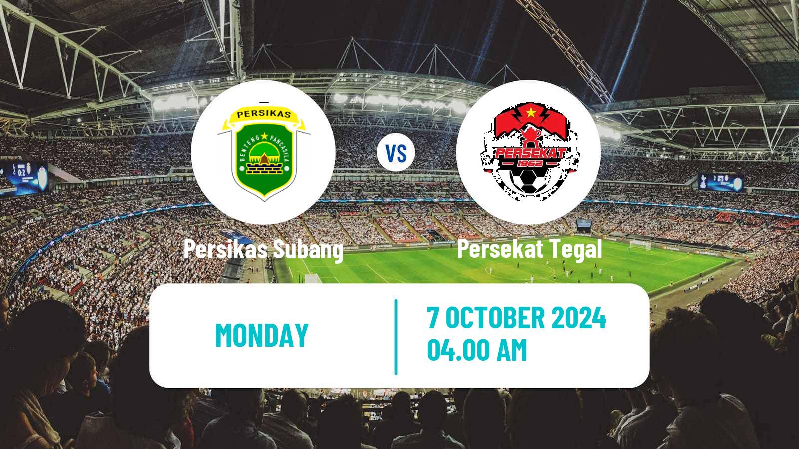 Soccer Indonesian Liga 2 Persikas Subang - Persekat Tegal