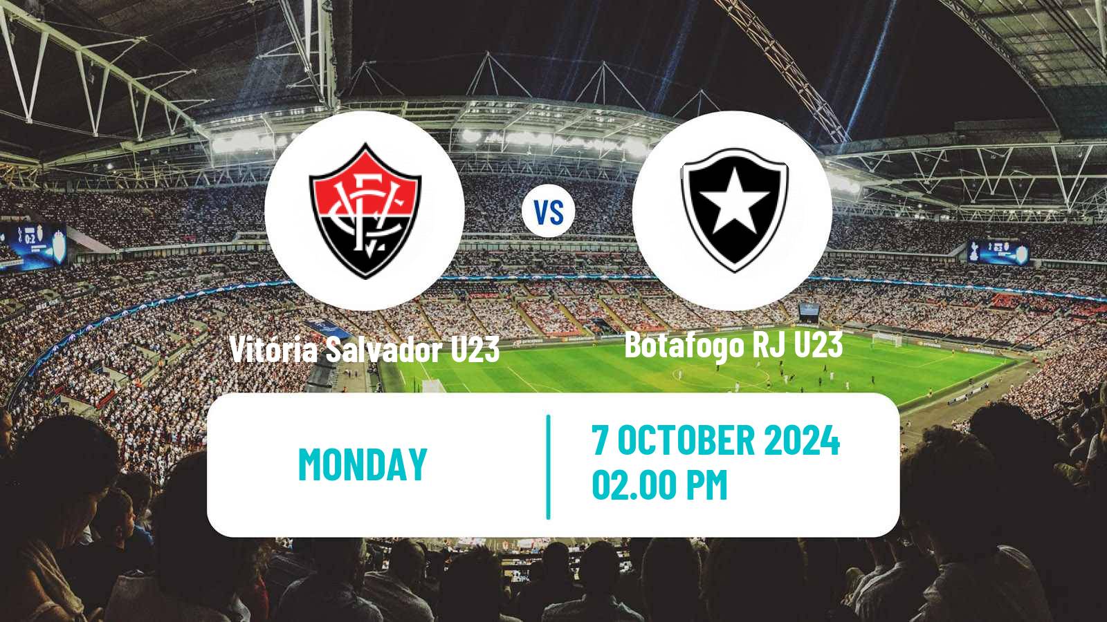 Soccer Brasileiro U23 Vitória Salvador U23 - Botafogo RJ U23