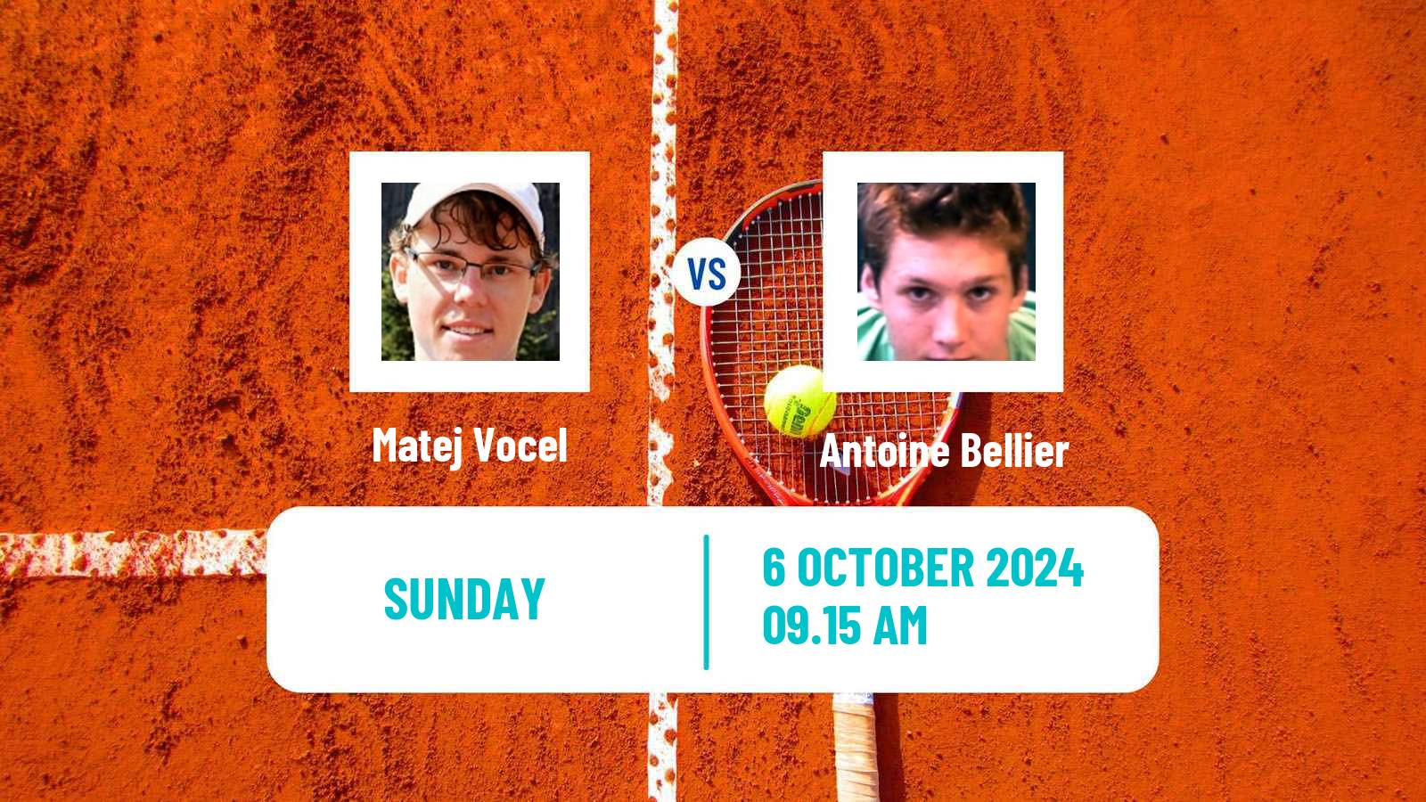 Tennis Roanne Challenger Men Matej Vocel - Antoine Bellier