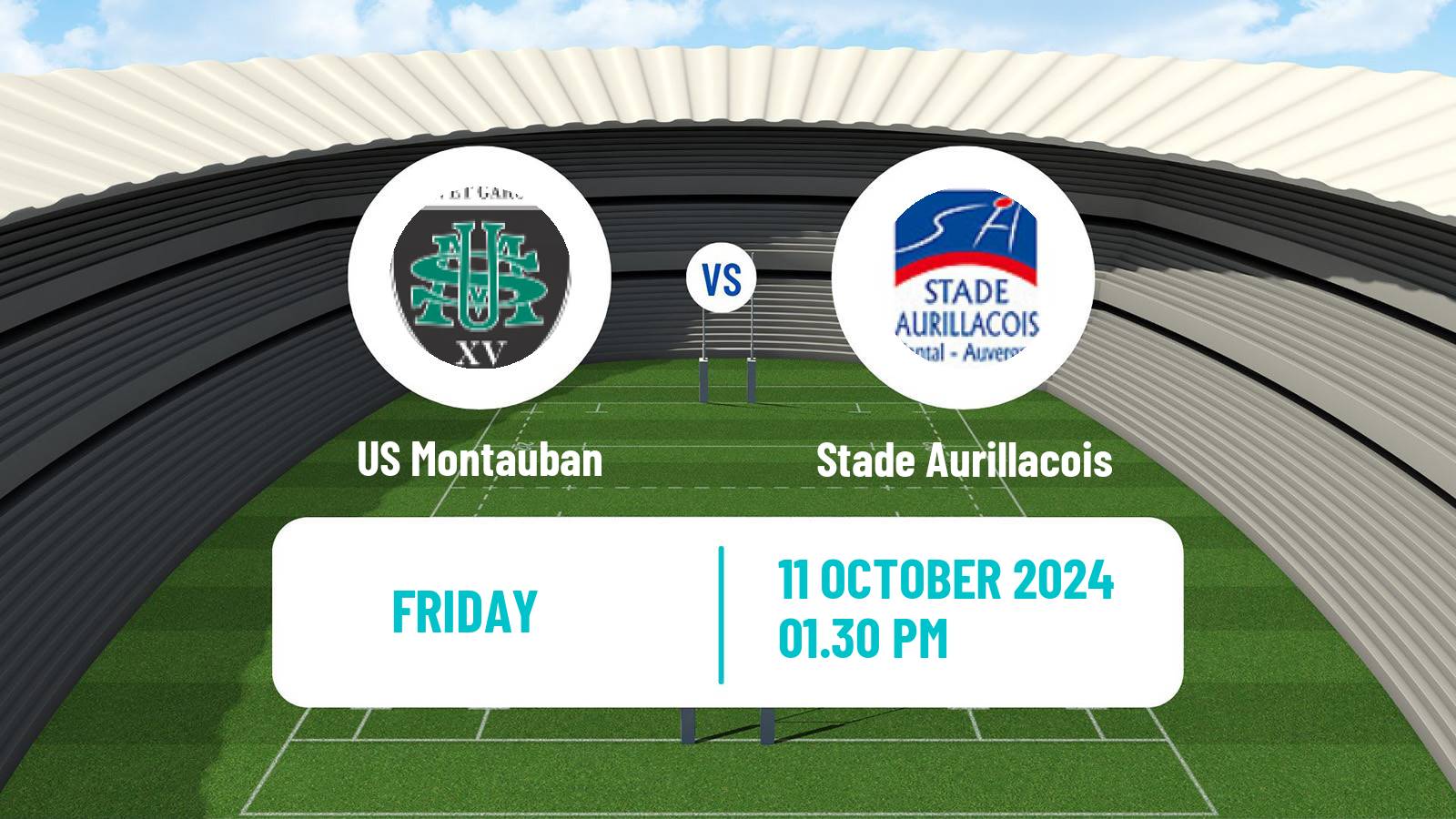 Rugby union French Pro D2 Montauban - Stade Aurillacois