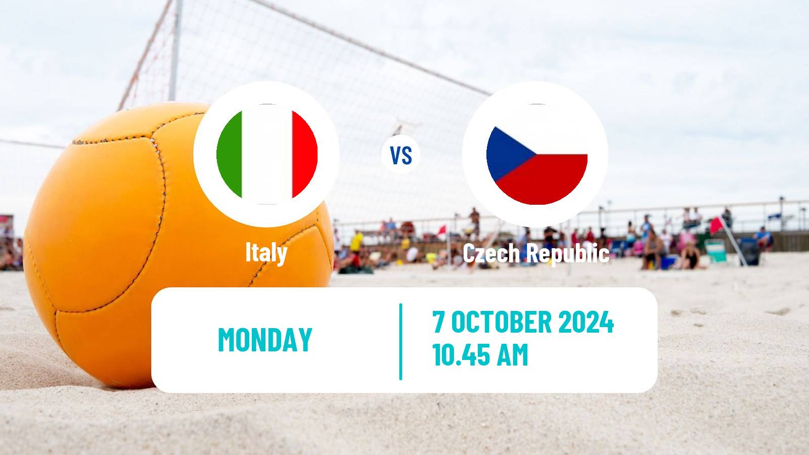 Beach soccer World Cup Italy - Czech Republic