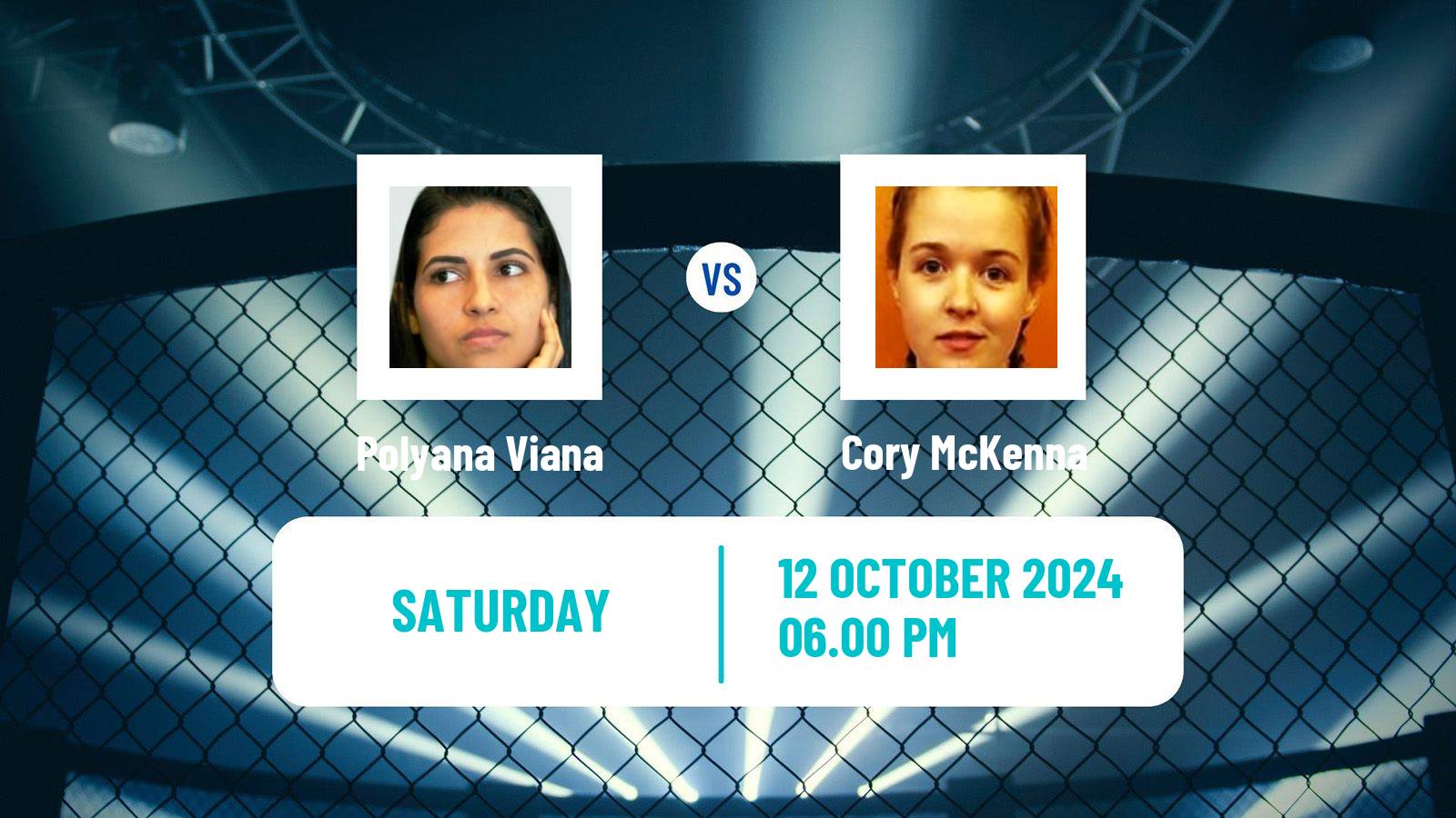 MMA Strawweight UFC Women Polyana Viana - Cory McKenna