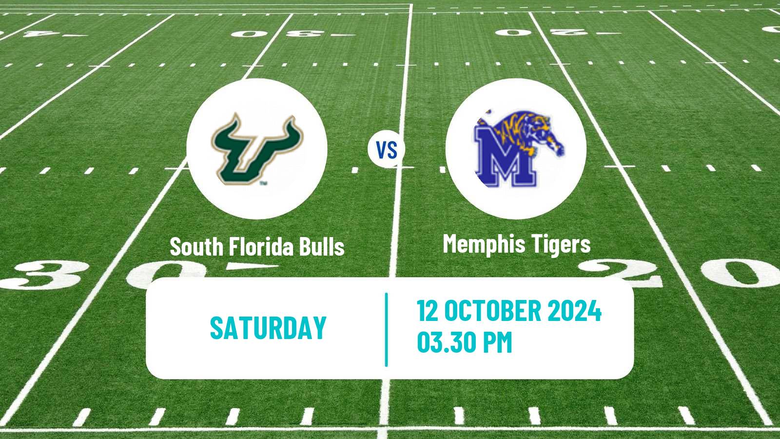 American football NCAA College Football South Florida Bulls - Memphis Tigers