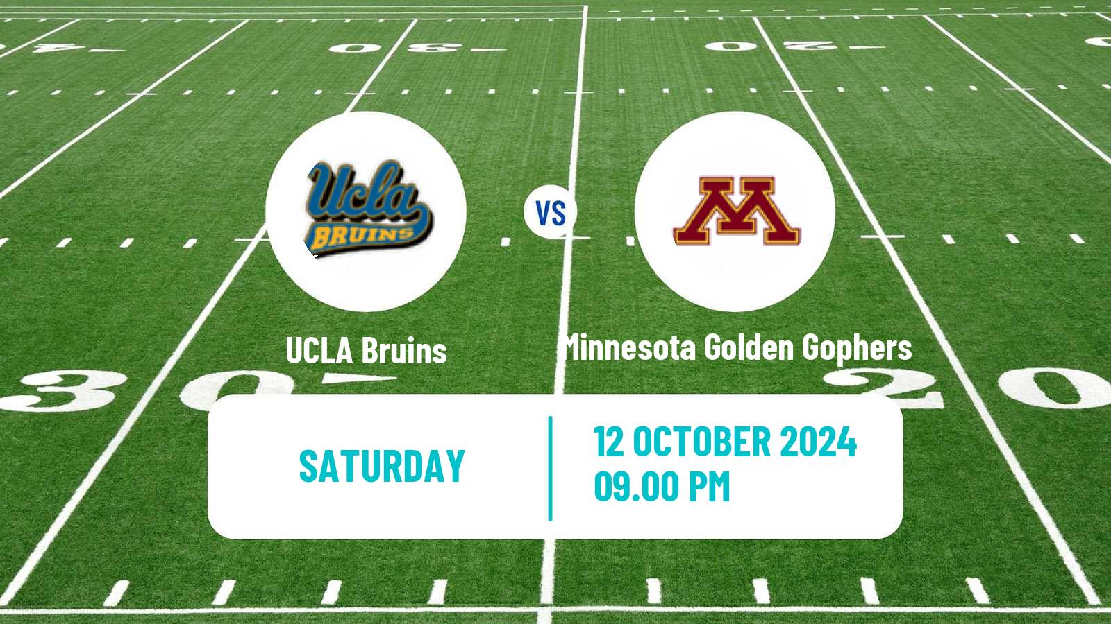 American football NCAA College Football UCLA Bruins - Minnesota Golden Gophers