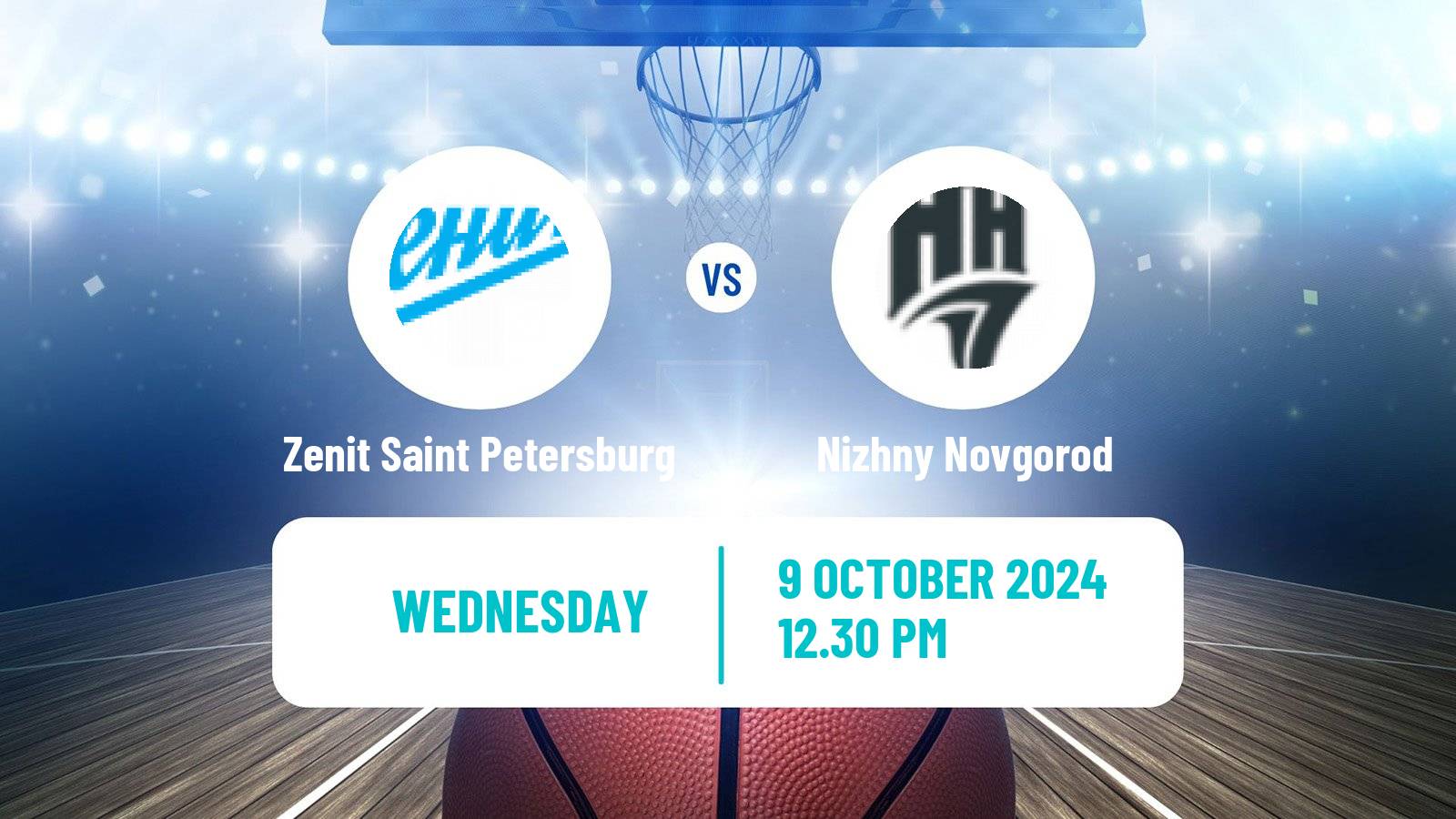 Basketball VTB United League Zenit Saint Petersburg - Nizhny Novgorod