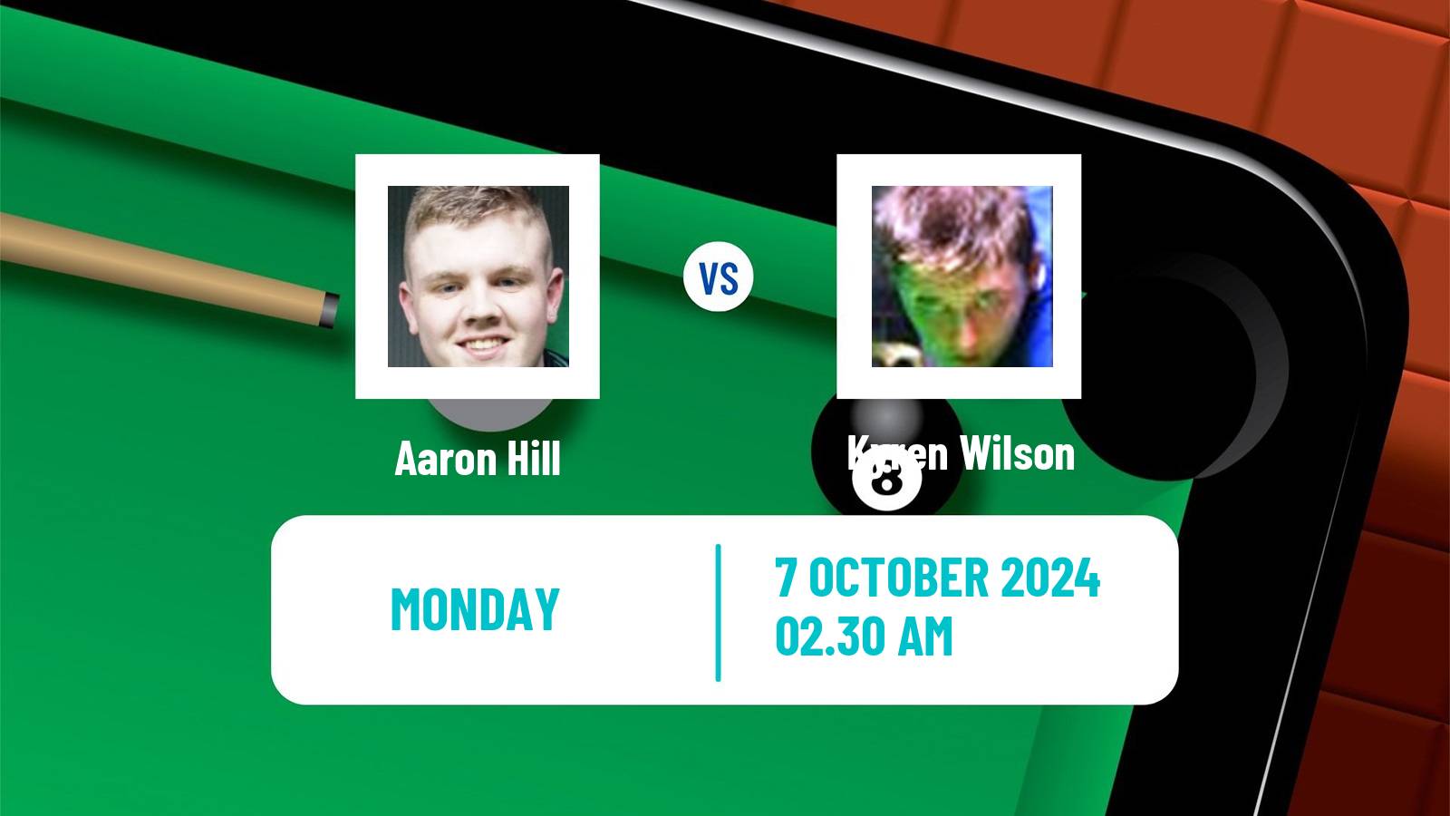 Snooker Wuhan Open Aaron Hill - Kyren Wilson