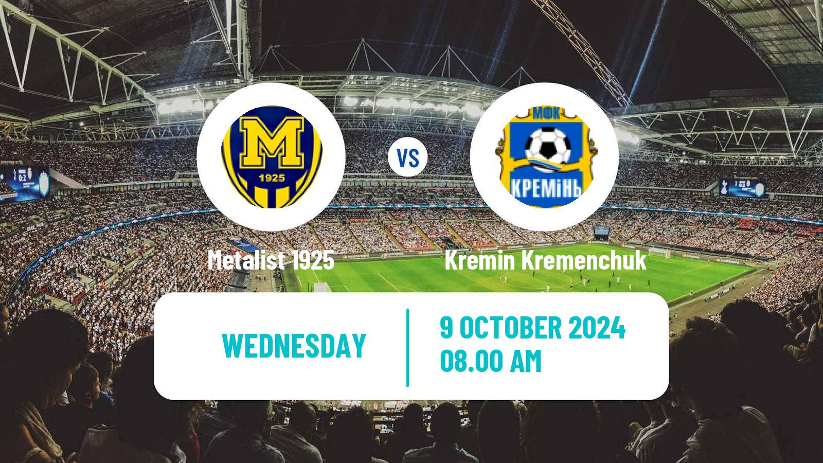 Soccer Ukrainian Persha Liga Metalist 1925 - Kremin Kremenchuk